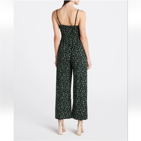 Green Floral Jumpsuit - Picture 2 of 9